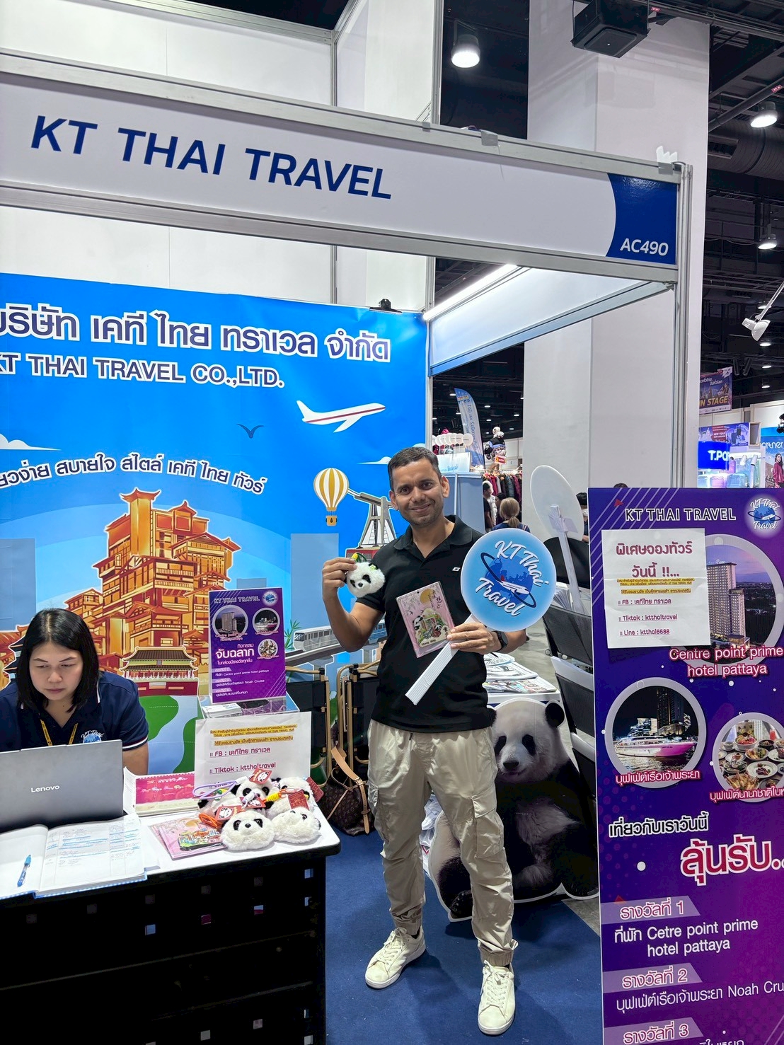 งานออกบูธ เที่ยวทั่วไทย ไปทั่วโลก ครั้งที่ #31
ณ ศูนย์สิริกิตย์ 
งานวันที่ 22-25 มกราคม 2569